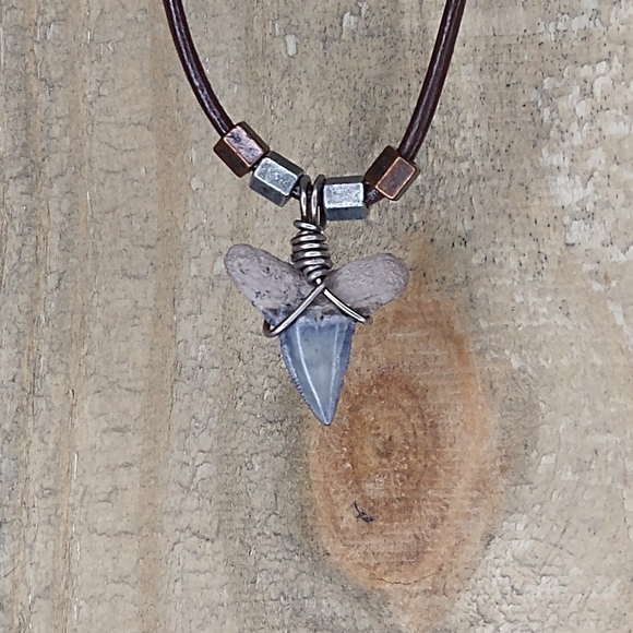 Bull shark tooth necklace - Picture 2 of 2